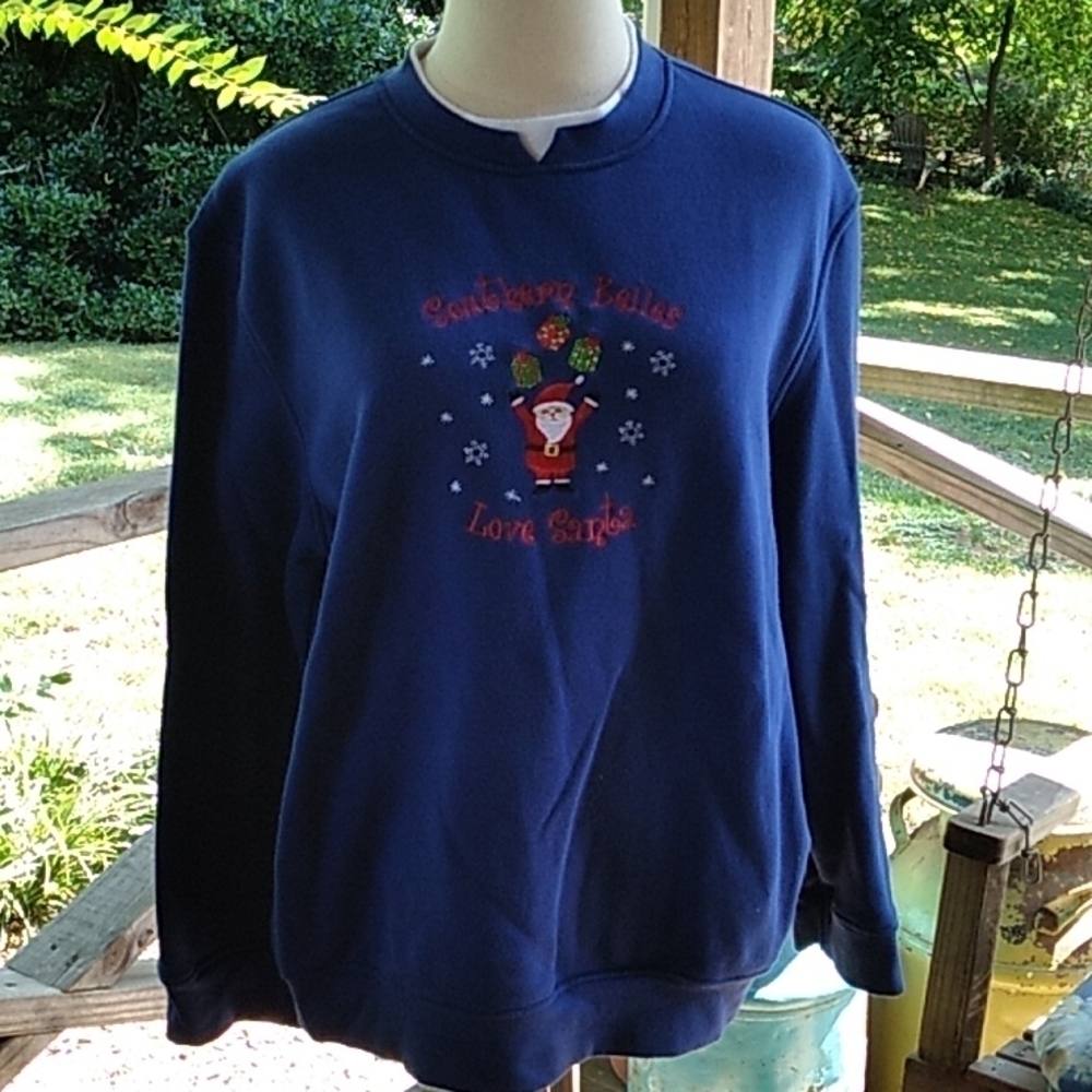 Speculation XL Southern Belles Love Santa  🎅 sweatshirt
